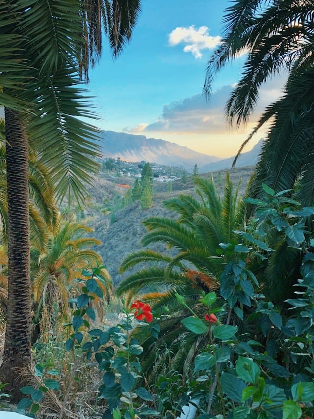 Sunset view in Gran Canaria, Gran Canaria, Spain,one of the best places to travel in April